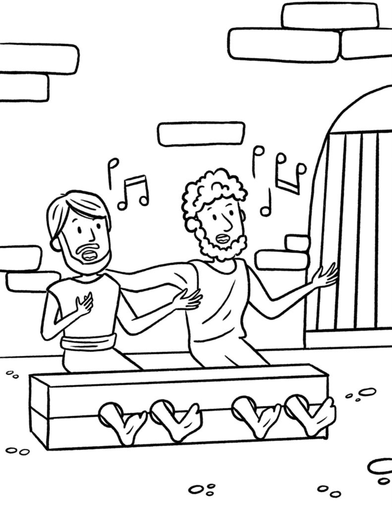 Paul In Prison Coloring Pages